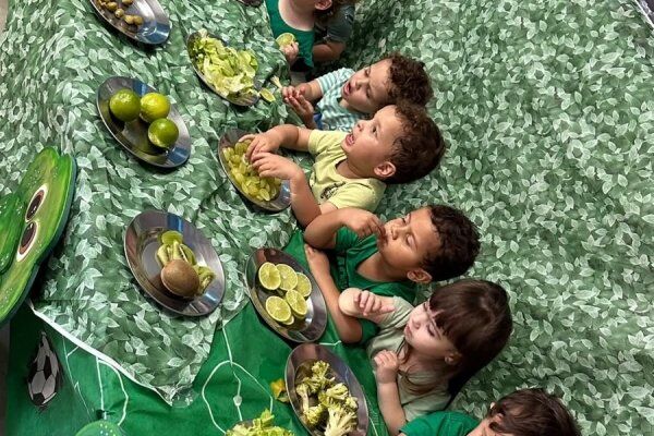Exploração de Legumes e Verduras verdes 